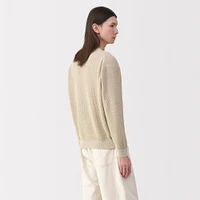 Labo Men's Washi Blend Knit Long Sleeve Pullover
