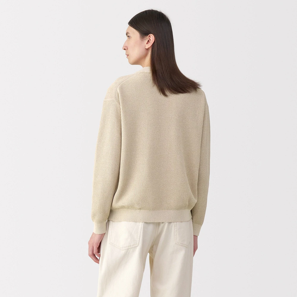 Labo Men's Washi Blend Knit Long Sleeve Pullover