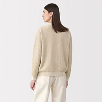 Labo Men's Washi Blend Knit Long Sleeve Pullover