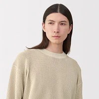 Labo Men's Washi Blend Knit Long Sleeve Pullover