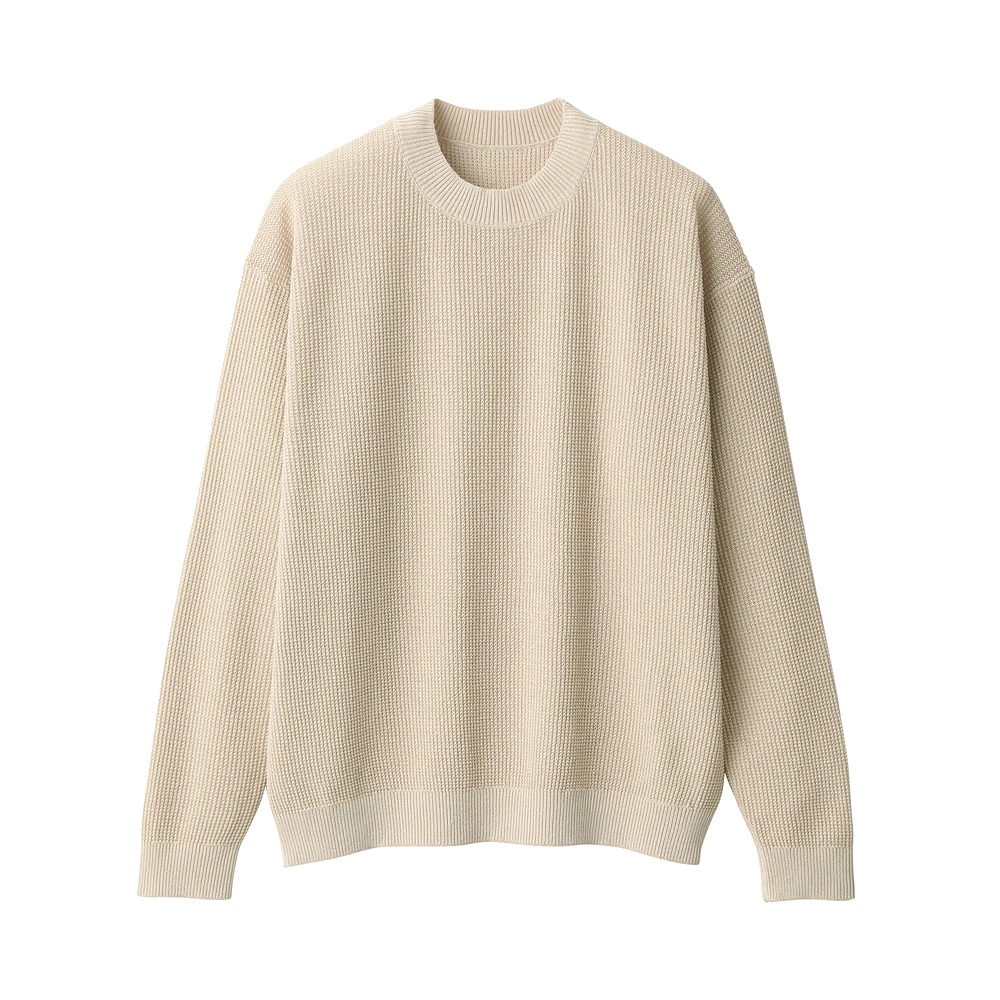 Labo Men's Washi Blend Knit Long Sleeve Pullover