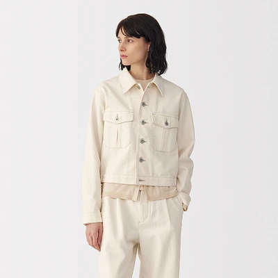 Labo Women's Washi Blend Twill Trucker Jacket