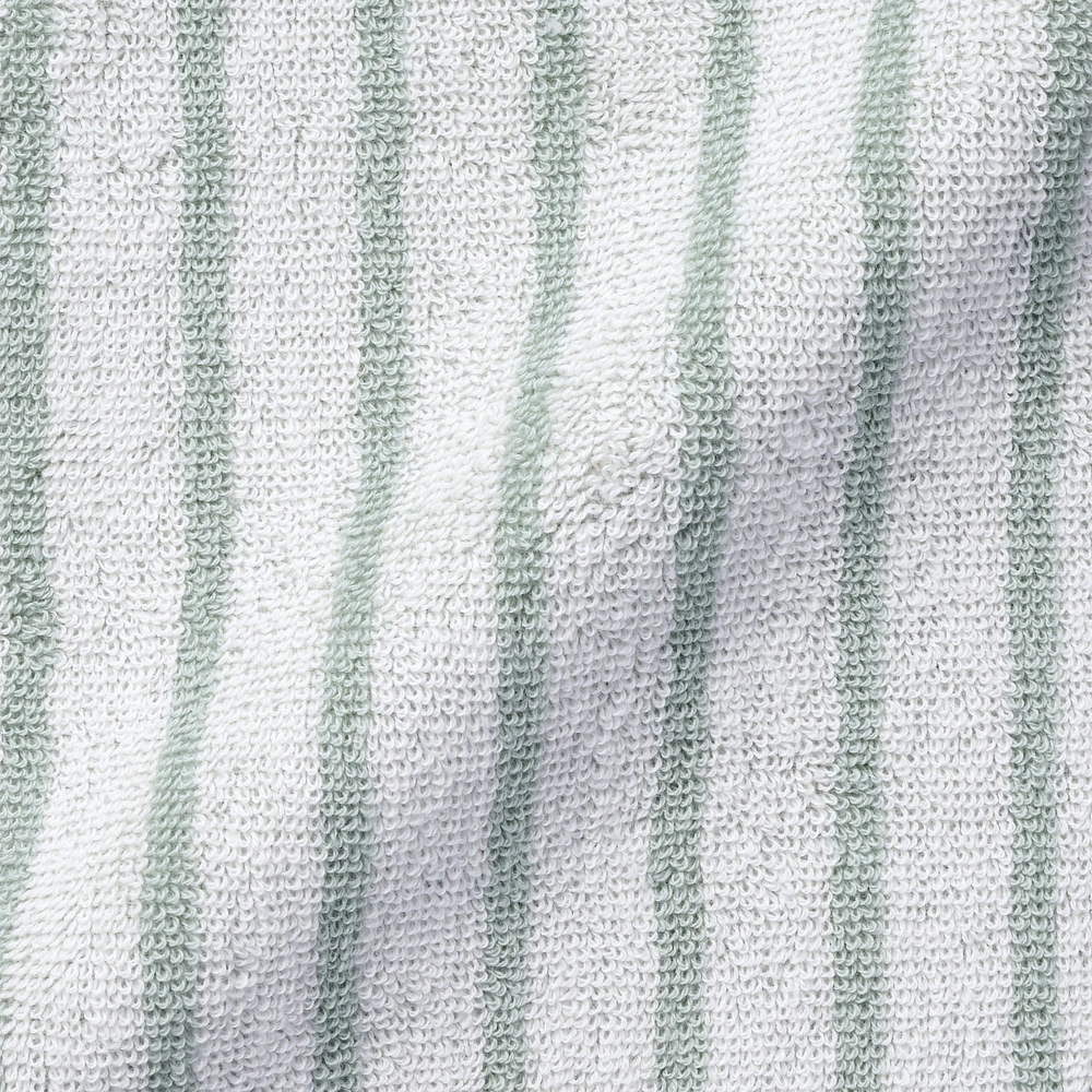 Twin Pile Reversible Stripe Face Towel