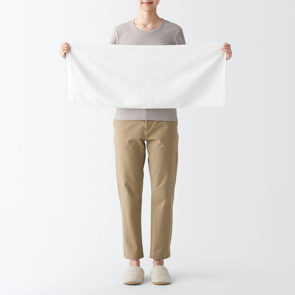 Twin Pile Reversible Stripe Face Towel