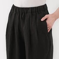 Women's Washed Linen Easy Wide Pants