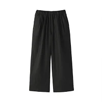 Women's Washed Linen Easy Wide Pants