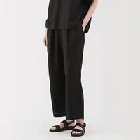 Women's Washed Linen Easy Wide Pants