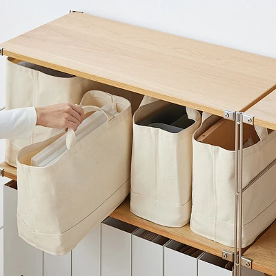 Canvas Basket with Handle