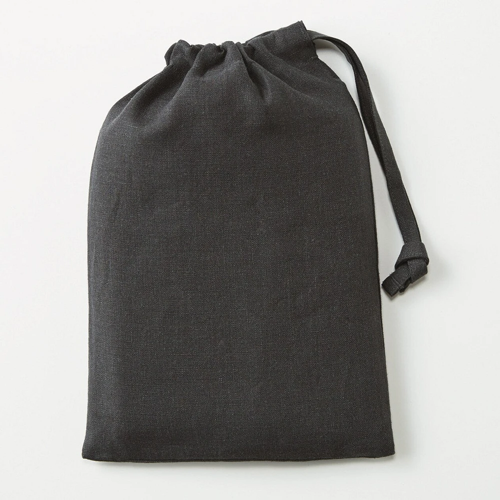 Linen Plain Weave Shoulder Strap Apron