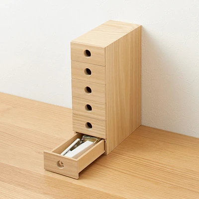 Wooden Storage 6 Drawers