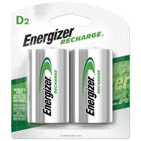 Energizer NH50BP-2 "D" NiMH 2-Pack Rechargeable Batteries