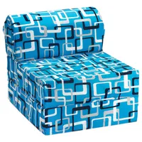 Comfy Kids - Kids Flip Chair - Blue & White