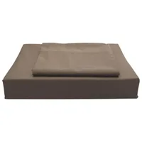 Maholi Solid Collection 250 Thread Count Egyptian Cotton Duvet Cover Set - Queen