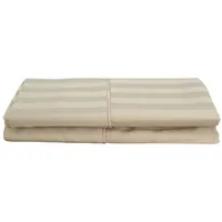 Maholi Damask Stripe Collection 310 Thread Count Rayon Pillow Case - 2 Pack - King