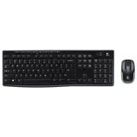 Logitech MK270 Wireless Keyboard & Mouse Combo - Black