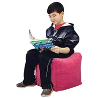 Comfy Kids - Cube Bean Bag Chair - Bling Pink