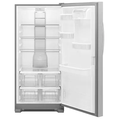 Whirlpool 31" 18 Cu. Ft. All-Fridge Refrigerator with LED Lighting - Monochromatic Stainless Steel