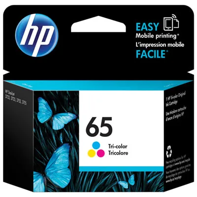 HP 65 Tri-Colour Ink Cartridge