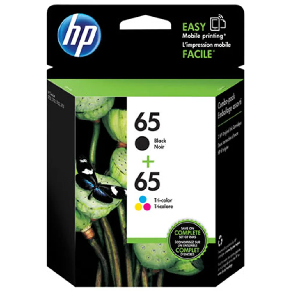 HP 65 Colour/Black Ink Cartridge 2 Pack