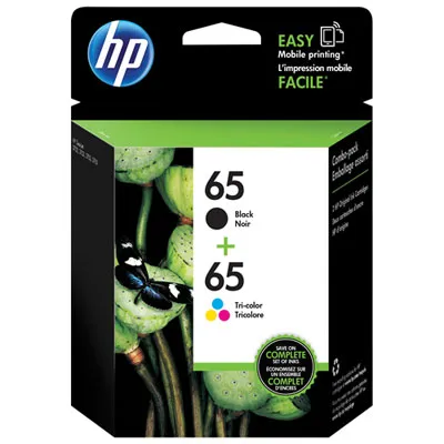 HP 65 Colour/Black Ink Cartridge 2 Pack
