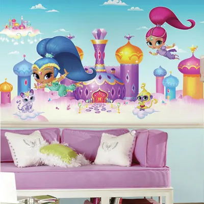 RoomMates Shimmer & Shine 6' x 10.5' Wallpaper Mural