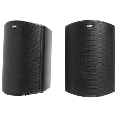 Polk Audio Atrium 6 100-Watt 2-Way Outdoor Speaker - Pair - Black
