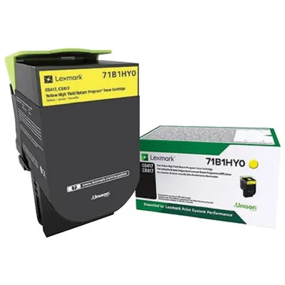 Lexmark Yellow High Yield Toner (71B1HY0)