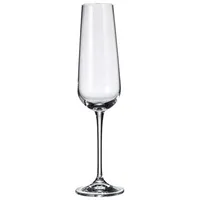 Crystalite Bohemia 220ml Flute Wine Glass - Set of 6