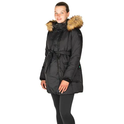 Modern Eternity Rachel Maternity Puffer Coat - X-Small - Black