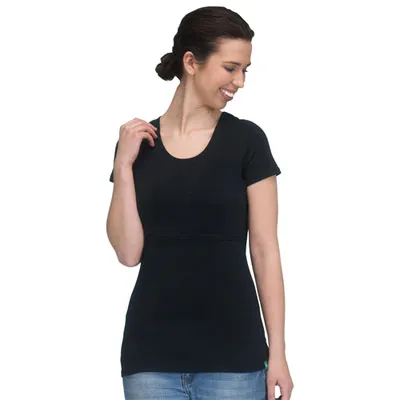 Modern Eternity Nia Maternity Nursing Top - Large - Black