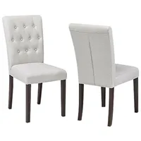 Contemporary Fabric Dining Chair - Set of 2