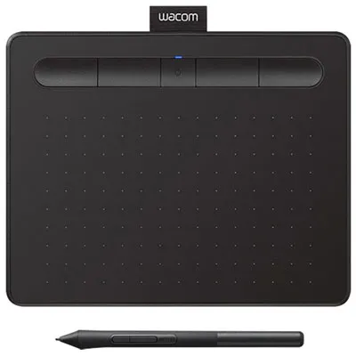 Wacom Intuos 6.0" x 3.7" Graphic Tablet with Stylus (CTL4100WLK0) - Black