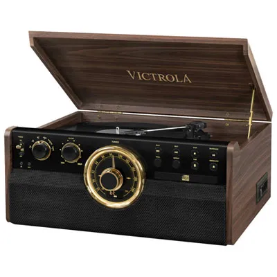 Victrola 370B 7-in-1 Nostalgic Belt Drive Turntable - Only at Best Buy