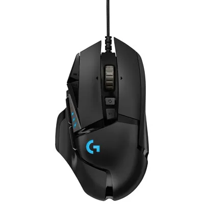Logitech G502 Hero 25600 DPI Optical Gaming Mouse - Black