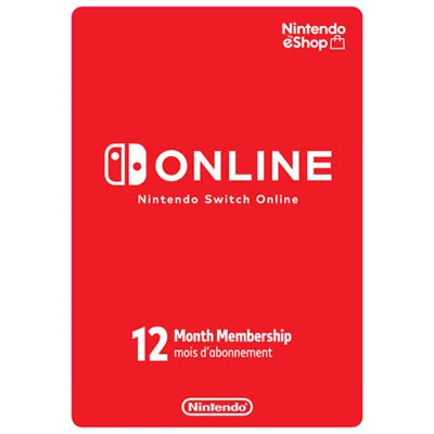 Nintendo Switch Online 12-Month Membership - Digital Download