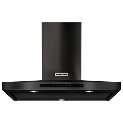 KitchenAid 36" Wall Mount Range Hood (KVWB606HBS) - Black Stainless