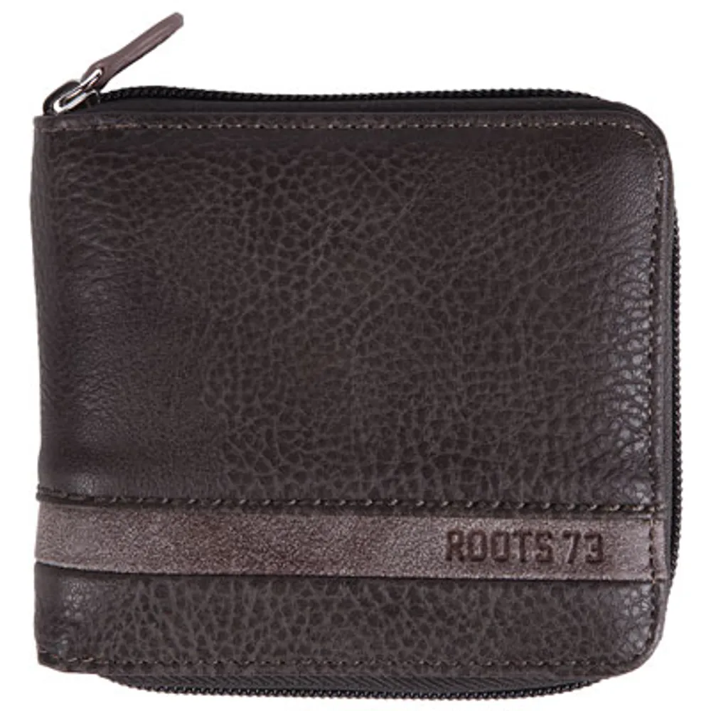 Roots Roughing It RFID Bi-fold Wallet - Brown