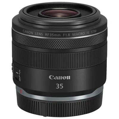 Canon RF 35mm f/1.8 Macro IS STM Lens - Black