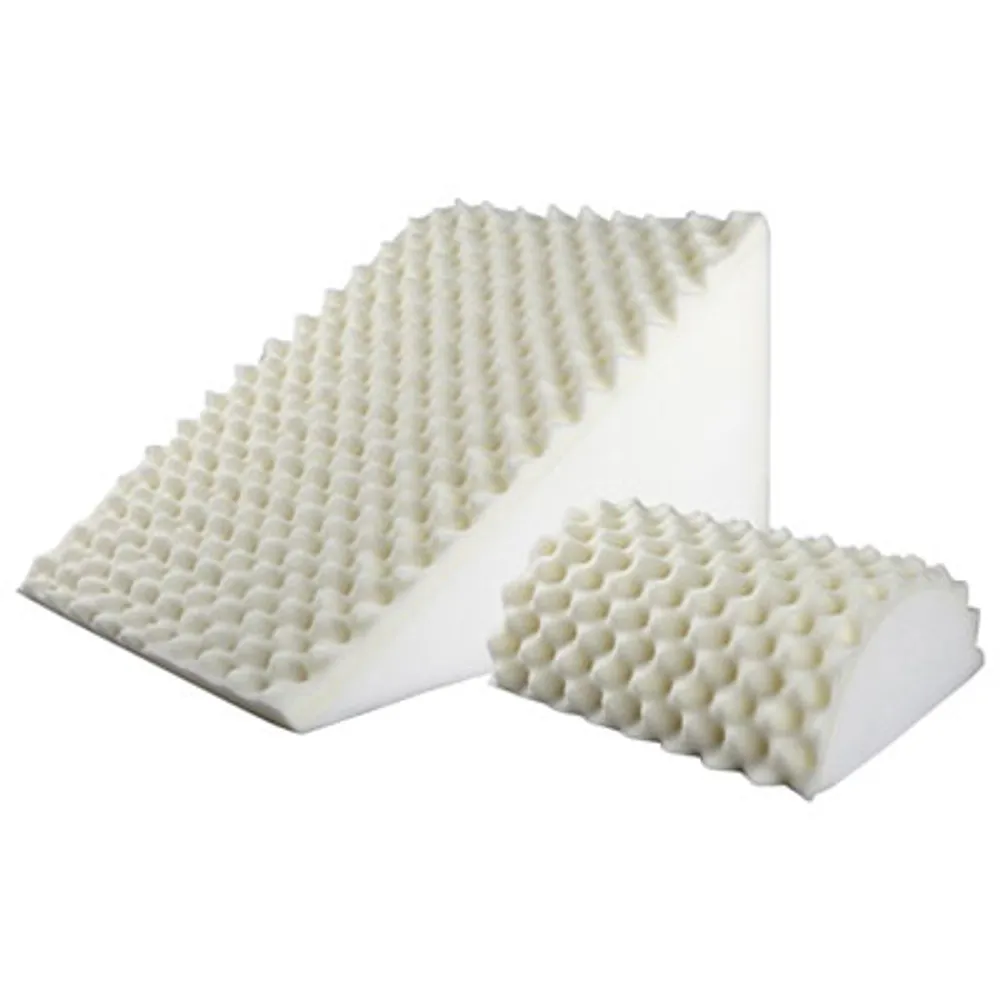 Bodyform Orthopedic Cloud Ten Foam Wedge Pillow with Knee Rest - White