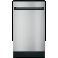 GE Profile 18" 47dB Built-In Dishwasher with Stainless Steel Tub (PDT145SSLSS) - Stainless Steel