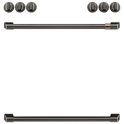 Café Induction Range Handle Kit (CXFCHHKPMBT) - Brushed Black