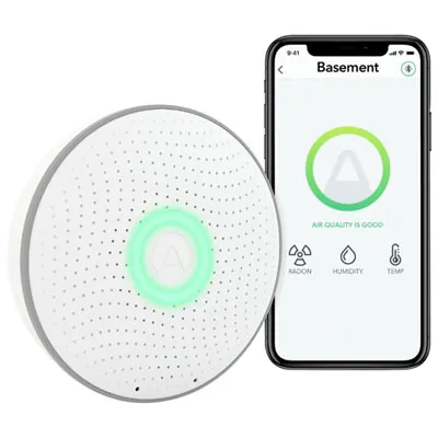 Airthings Wave 2 Wireless Radon Gas Detector