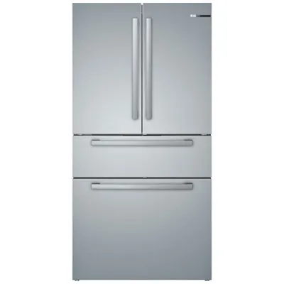Bosch 36" 21 Cu. Ft. Counter-Depth 4-Door French Door Refrigerator (B36CL80SNS) - Stainless Steel