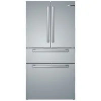 Bosch 36" 21 Cu. Ft. Counter-Depth 4-Door French Door Refrigerator (B36CL80SNS) - Stainless Steel