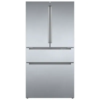 Bosch 36" 21 Cu. Ft. Counter-Depth French Door Refrigerator (B36CL80ENS) - Stainless Steel