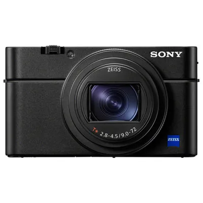 Sony Cyber-shot RX100 VII Content Creator Vlogger 20.1MP 8x Optical Zoom Digital Camera - Black