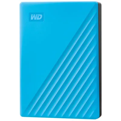 WD My Passport 5TB USB Portable External Hard Drive (WDBPKJ0050BBL-WESN) - Blue - Only at Best Buy