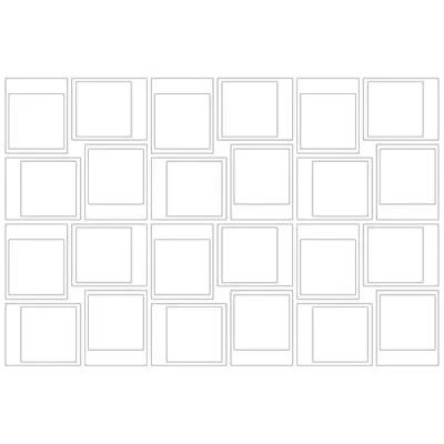 WallPops Snapshot Frames Wall Art Kit - White