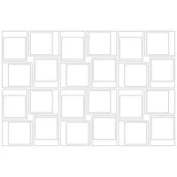 WallPops Snapshot Frames Wall Art Kit - White