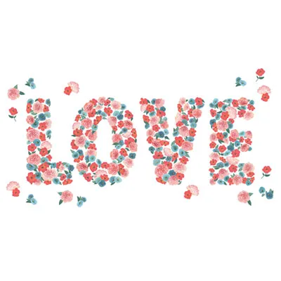 WallPops Love Wall Quote - Pink